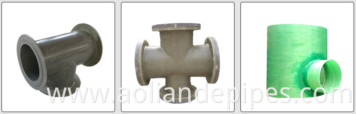 FRP pipe fittings Fiberglass Saddle GRE Tee GRP Elbow Fiberglass GRE GRP pipe flange fitting